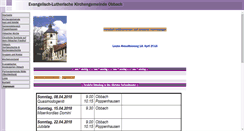 Desktop Screenshot of evang-kirche-obbach.de
